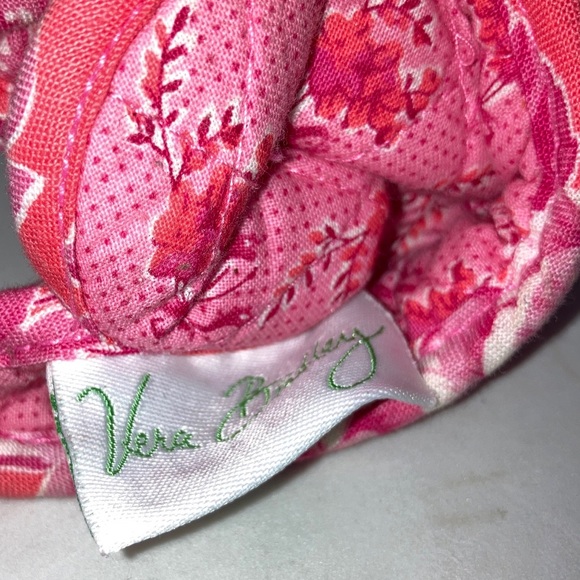 3 Vera Bradley eyeglass case blue pink orange Zipper bag green patches cotton - Picture 13 of 13